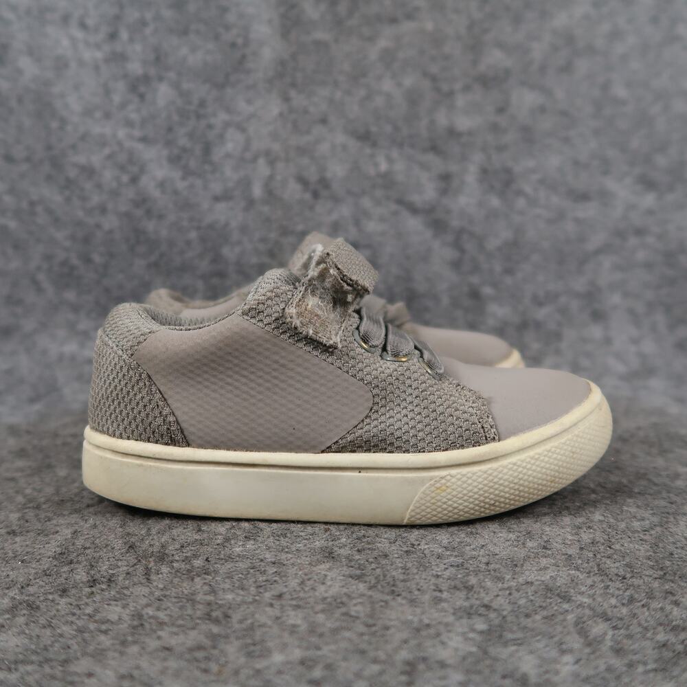 Cat & Jack Shoes Toddler 7 Sneakers Casual Kids Double Straps Adjustable Gray